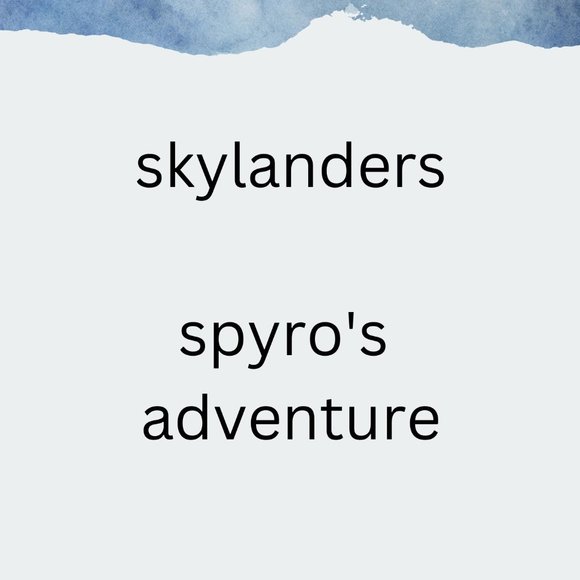 skylanders figures, spyro's adventure wii - Picture 1 of 1